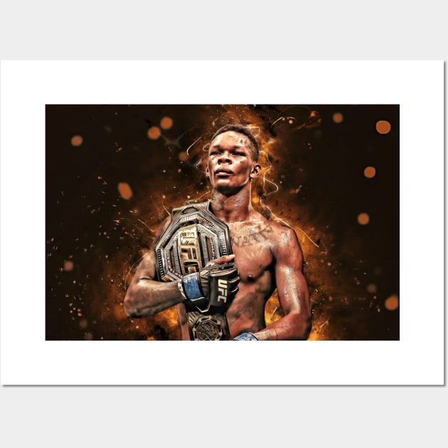 Stylebender Israel Adesanya Wall Art by Fit-Flex